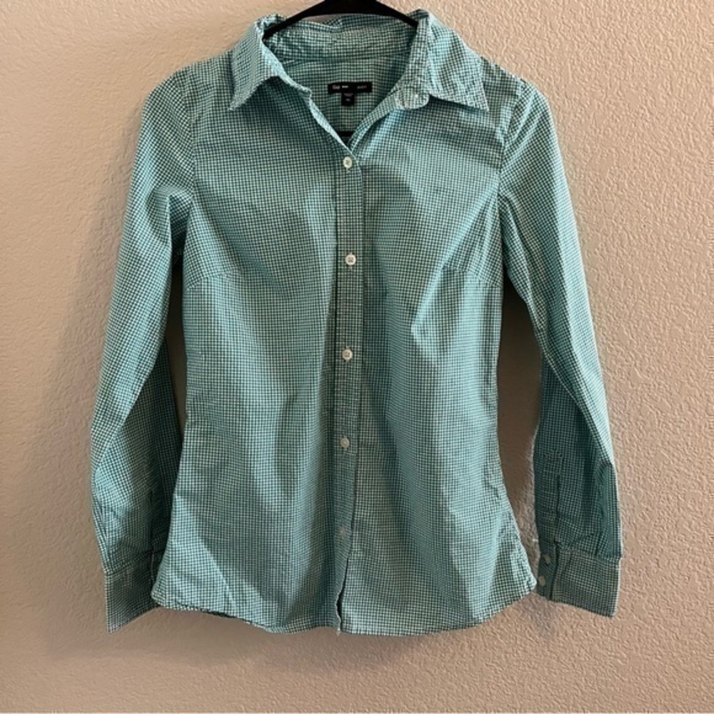 COPY - Gingham button up shirt